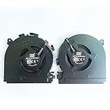 Fleshy Leaf CPU+GPU Cooling Fan Replacement for HP Spectre X360 15-CH Series (2 Fans, 15 decibels, 5 volts, 4-Pin, Plastic, Forced Air, Laptop)