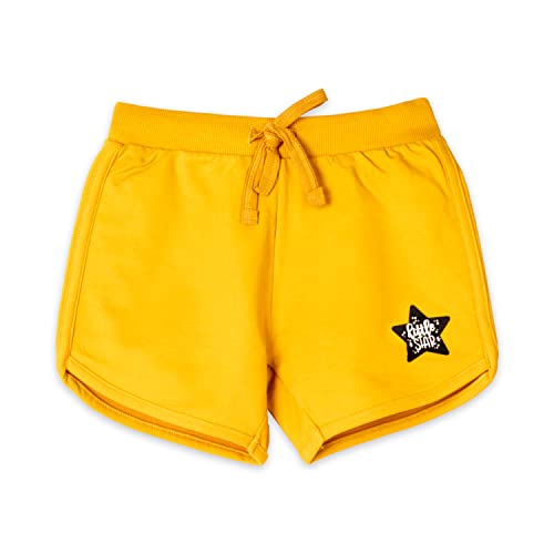 Image of Real Basics Premium Cotton Shorts for Girls - Regular Fit Printed Girl Shorts (Pack of 1)