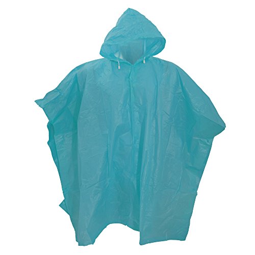 Unisex Lightweight Rain Poncho (ONE) (Sapphire)