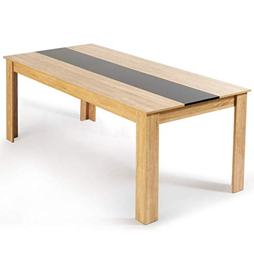 IDMarket Yuna Esstisch Ausziehbar | Rund 110-150cm | Weiß Mit Metallfuß | Für 4-8 Personen