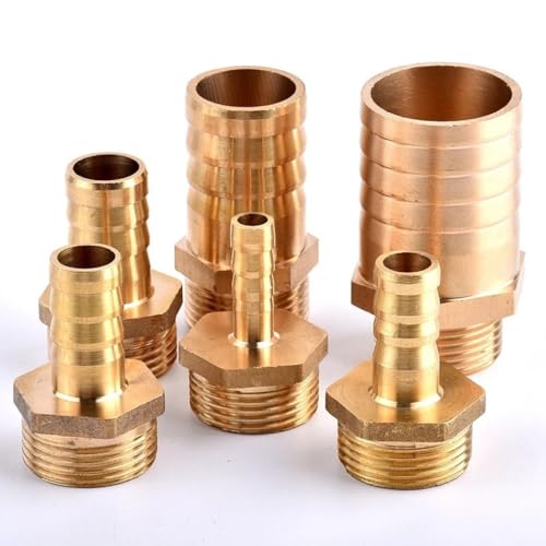 Raccord tuyau cannelé 10mm laiton mâle 3/4 pouce adaptateur filet