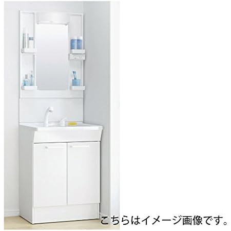 Amazon Co Jp Toto Vシリーズ 洗面化粧台 間口600 Lmpb060a1gdc1g Ldpb060bagen1a ホワイト 一面鏡 2枚扉 Ledランプ 一般地 エコミラー有り ホーム キッチン