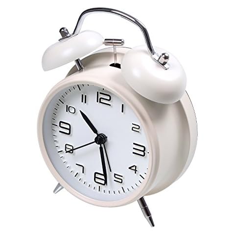 Jiemei 4” Loud Twin Bell Alarm Clock Cover