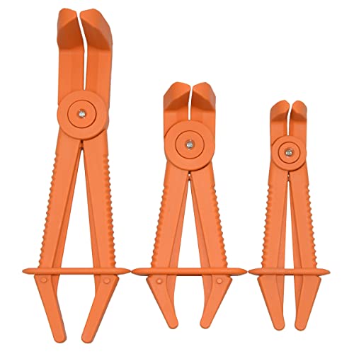 CNWOOAIVE Schlauch Abklemmzange Abklemmen Zange Set | 155mm 185mm 255mm Cover