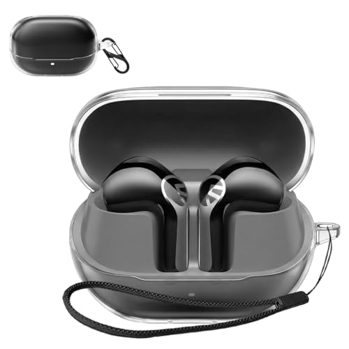 JIAYJP For SOUNDPEATS(�T�E���h�s�[�c) Air6 HS �p �P�[�X �J�o�[SOUNDPEATS(�T�E���h�s�[�c) Air6 HS �Ή� �C���z���S�ʕی�J�o�[ ���� TPU�J�o�[ �[�d�P�[�X�J�o�[ �����h�~ �L�Y�h�~ �ϏՌ� �S�ʕی�