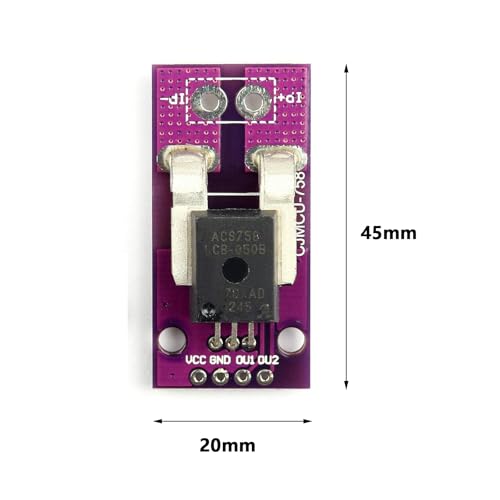 3 Stück ACS758LCB-050B-PFF-T Linearer Stromsensor,Hall Strom DIY Modul (3)