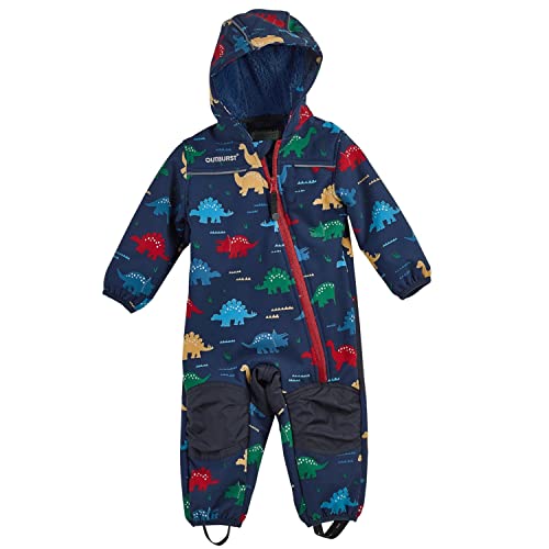 Outburst - Baby Kinder Jungen Softshell-Overall Schneeanzug gefüttert...