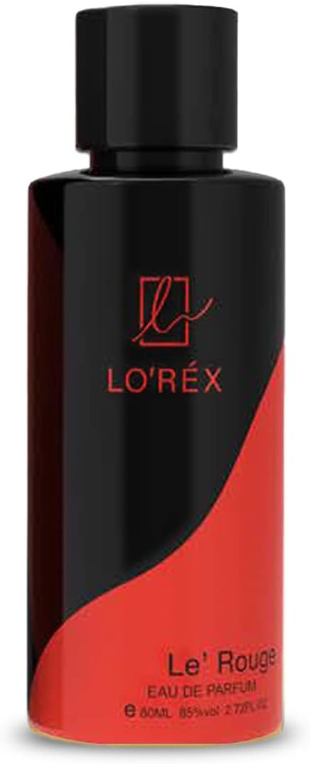 LO'REX, Le' Rouge, Eau De Perfume, Floral Fresh, For Femme, 80ml