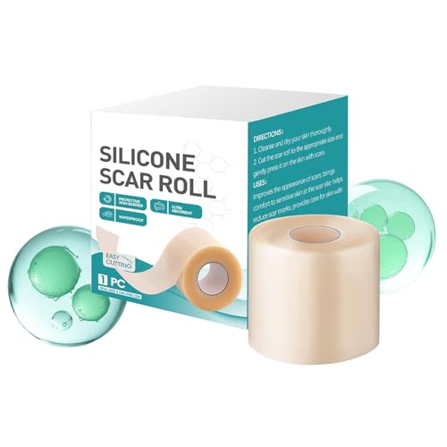 Parches cicatriciales de silicona, lámina médica para cicatrices para cuerpo y cicatrización de heridas, tiras de reparación de curación rápida, productos de belleza para adultos, niños, mujeres