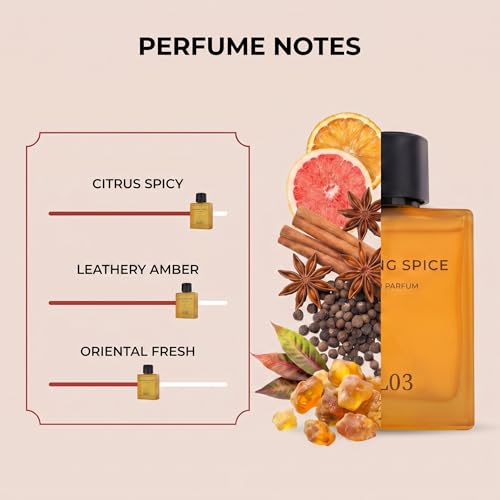Image of Evening Spice Unisex Eau de Parfum 100ml | Long-Lasting Luxury Perfume for Men & Women | Notes of Mandarin, Grapefruit and Patchouli