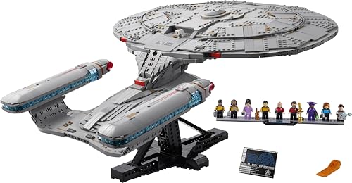 Image of LEGO Icons Star Trek: U.S.S. Enterprise NCC-1701-D Replica Model Building Kit for Adults 10356
