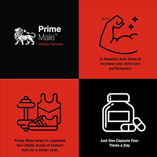Prime Male - Natural Testosterone Booster Supplement for Men - Expertly formulated with Zinc and D-aspartic Acid - Image 6