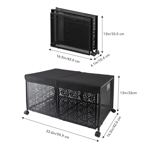 Caixa de Brinquedos de Metal, Organizador de Brinquedos de Metal que Economiza Espaço, Fácil de Mont