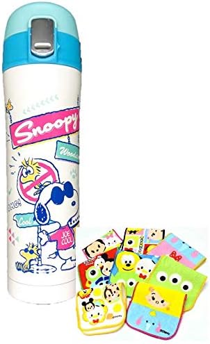 Amazon Co Jp Snoopy スヌーピー ワンプッシュ ステンレスボトル 480ml 直飲み 水筒 タンブラー ダイレクト ステンレス ボトル ディズニーキャラクタータオルセット 大人 女の子 かわいい 大人可愛い 水色 ホーム キッチン