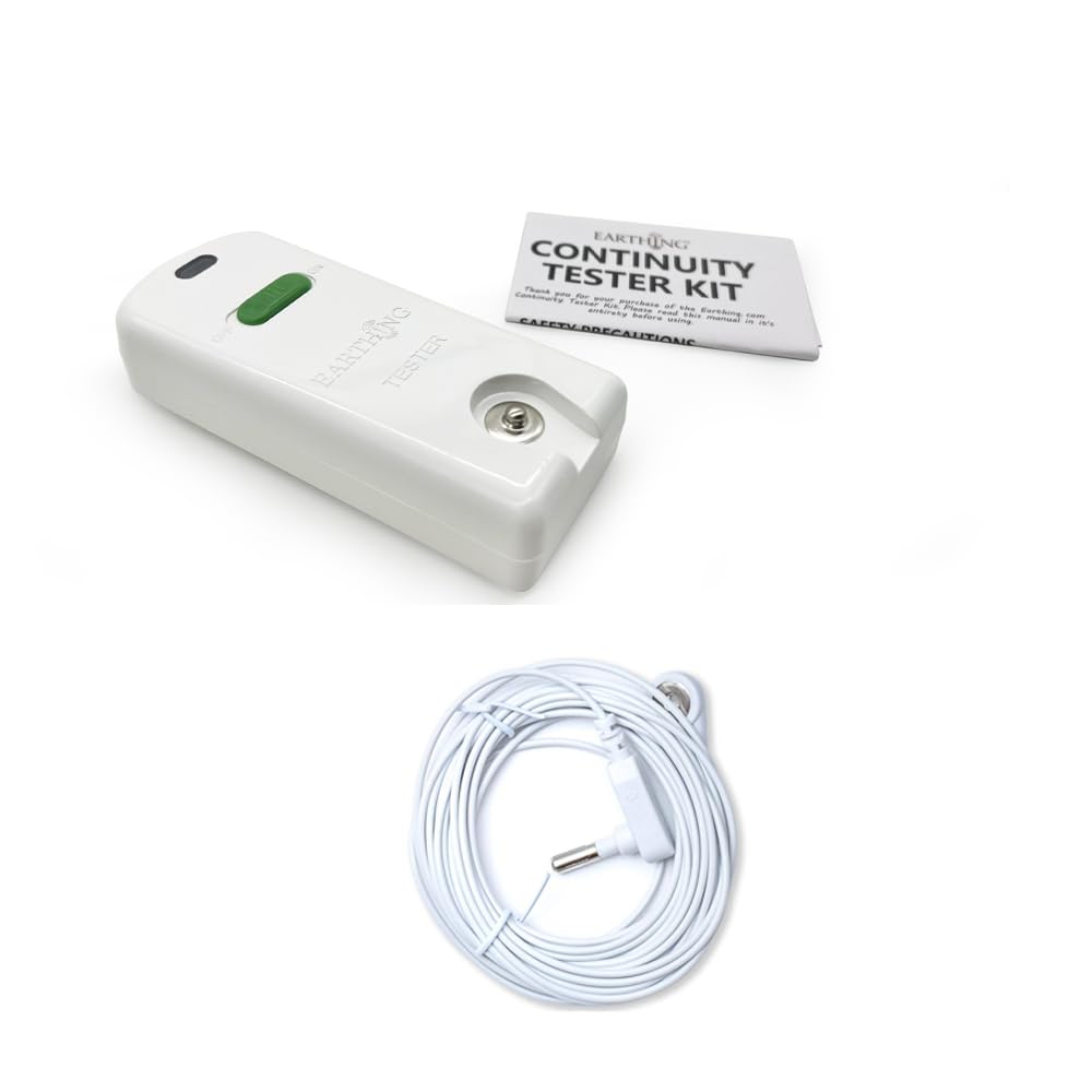 HUNAIGEE Grounding Tester with 2 x 15ft Grounding Cords Grounding