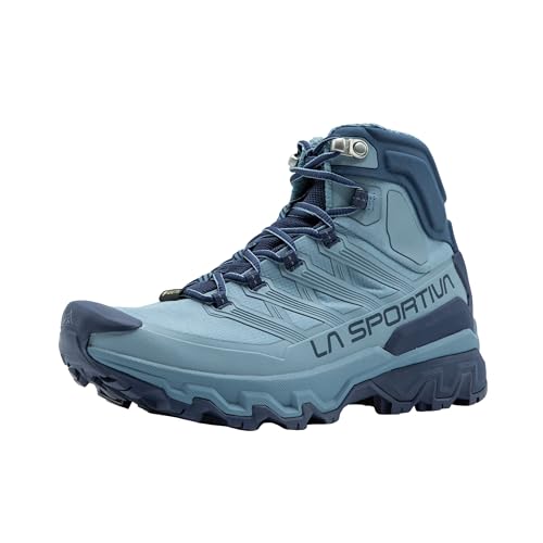La Sportiva Women's Ultra Raptor 3 Mid GTX Waterproof Hiking Shoe, Limestone/Night Sky, 9US(40.5EU Equivalent) - Gore-Tex Protection & Breathable - All-Terrain Grip & Ankle Support