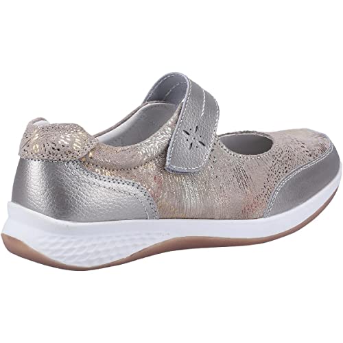 Fleet & Foster Laura Shoes Navy mocassins souples de marche pour femme