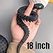 WUQIREN 2PCS 18'' 3D Printed Snake,3D Printed Animals,Like Movable Snake Realistic Slithering Design (Black and White)
