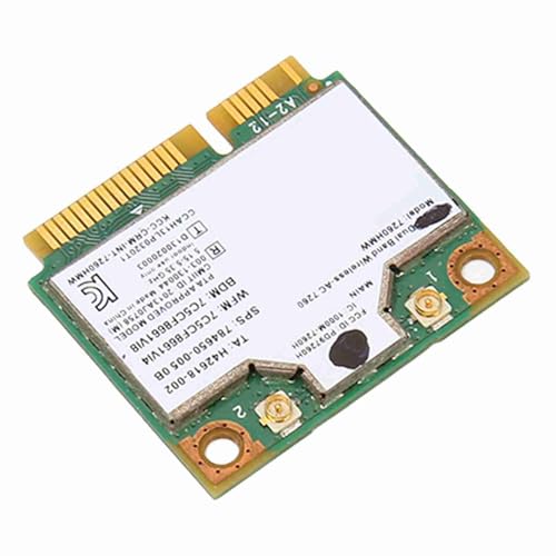 Tarjeta de red inalámbrica Ejoyous Mini PCIe WiFi 1200Mbps Dual Band BT 4.0 802.11ac para Laptop y Desktop miniatura 5