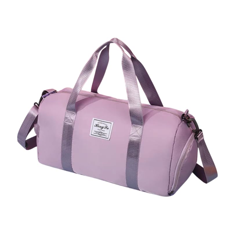 KARRIER Multi-Function Large Capacity Travel Bag | Water-Resistant Gym & Weekend Duffle Bag (Purple-CarryDuffel)
