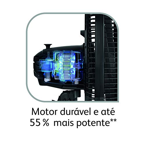 Ventilador Silence Force Touch Control, Arno, Cinza Chumbo/Verde Neon, 110V