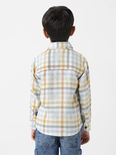 Image of Nautinati Boys Printed Full Sleeve Shirt with Regular Collar | Age 1-5 Years
