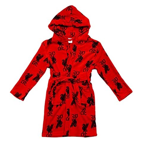Liverpool LFC Mens Bathrobe Soft Fleece Robe Size XL - Extra Large - X-Large Cover
