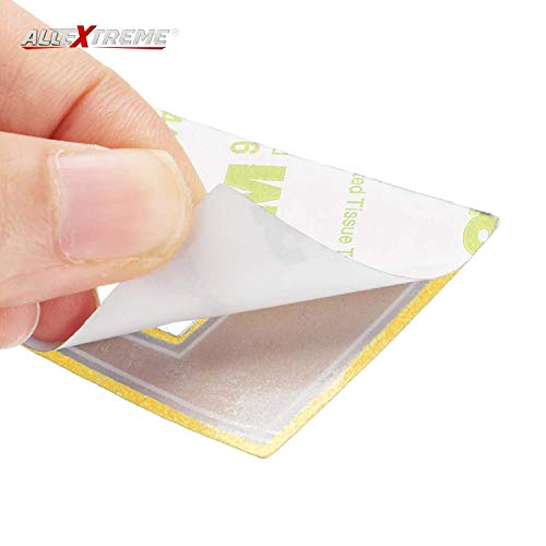 Image of Allextreme Acrylonitrile Butadiene Styrene Extps1D El Led Helmet Light Strip with 3 Modes Flashing Night Bike Motorcycle Riding Signal Sticker (Yellow), Motorcycling
