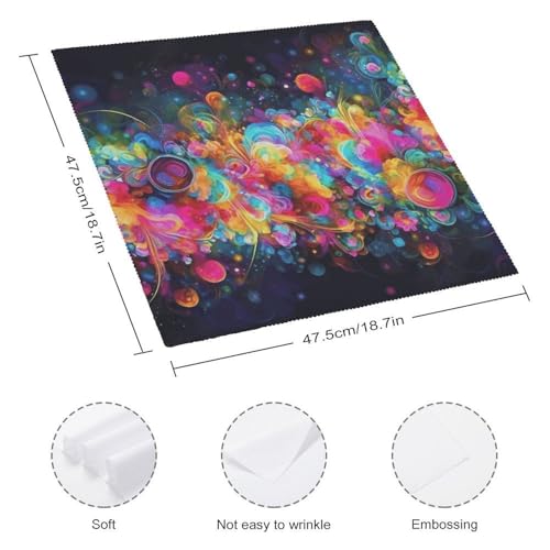 Servilletas de Tela Reutilizables Blancas Pack 4 miniatura 2