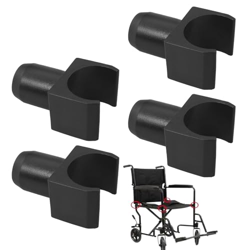 Reemplazo de la guía de riel de asiento de silla de ruedas – 4 guías de riel de asiento de silla de transporte, deslizador tipo U para ayuda de movilidad, mantenimiento, uso diario, transporte al aire