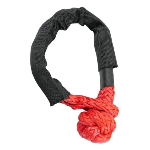 Manille souple rouge facile à installer pour remorquage rapide