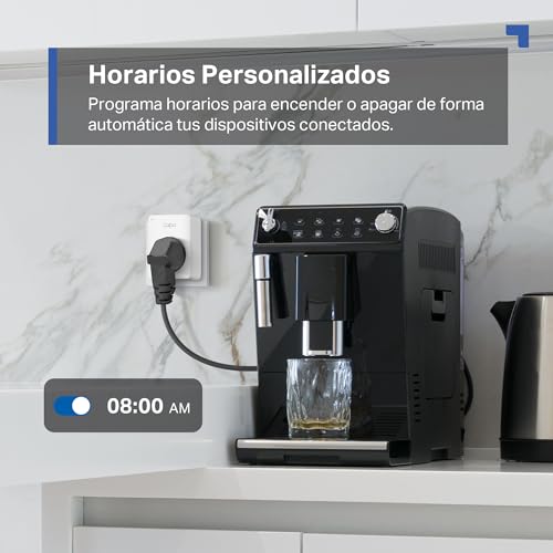 Tapo P100M – Mini enchufe inteligente Wi-Fi Matter, adecuado para programar, enlazar/desenlazar y ahorrar energía, requiere concentrador si es necesario, compatible con Alexa y Google Home - imagen 5