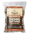 Mr. Bar-B-Q Mesquite Smoking Wood Chunks | All-Natural BBQ Wood Chunks | Delicious Smokey Spicy Flavor | 3.5 Pound Bag of Wood Chunks