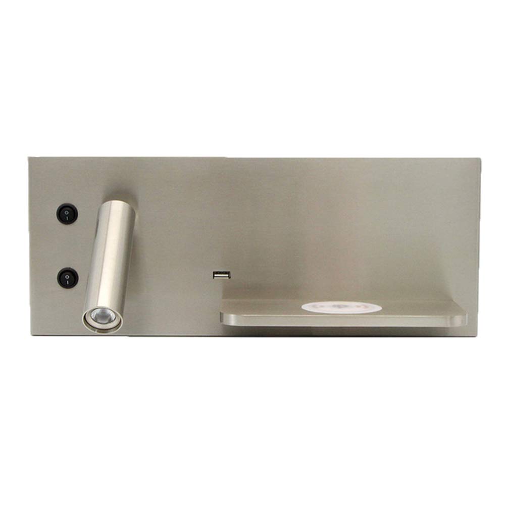 Veilleuses de lecture pour salon et chambre avec applique murale usb sans fil