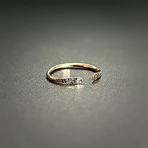 Toe Ring For Women/Knuckle/Midi/Top Finger/Stacking - Solid Gold 9K 14K 18K (9K Yellow Solid Gold) #TOP4