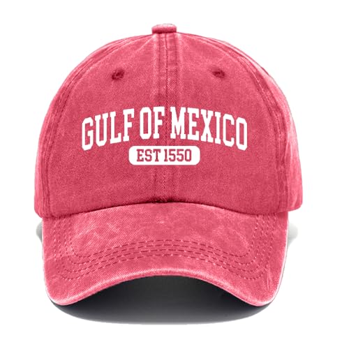 Gulf of Mexico Hat Gulf of Mexico Established 1550 Caps Baseball Caps Men Women