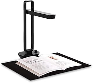 CZUR Aura X Pro Document Scanner, Portable Book Scanner Document Camera with 14MP 180+ Languages OCR Led Table Desk Smart Lamp AI Technology for Windows7 / 8/10/11, XP & Mac(with Built-in Battery)