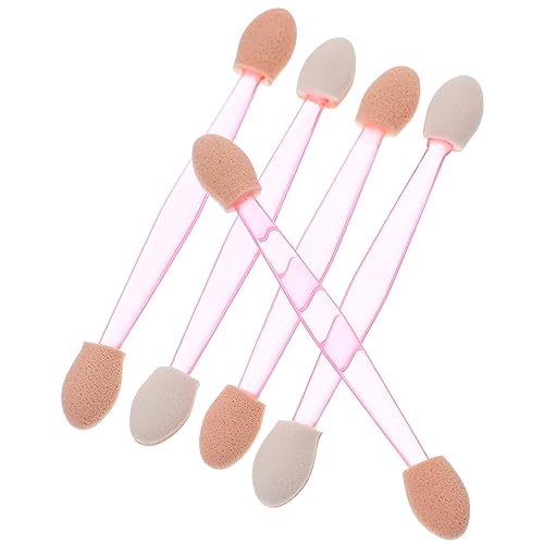 Baluue Eye Shadow Brush Double Head Comfortable Non-latex Sponge Set of 1 Business Parties Random Color