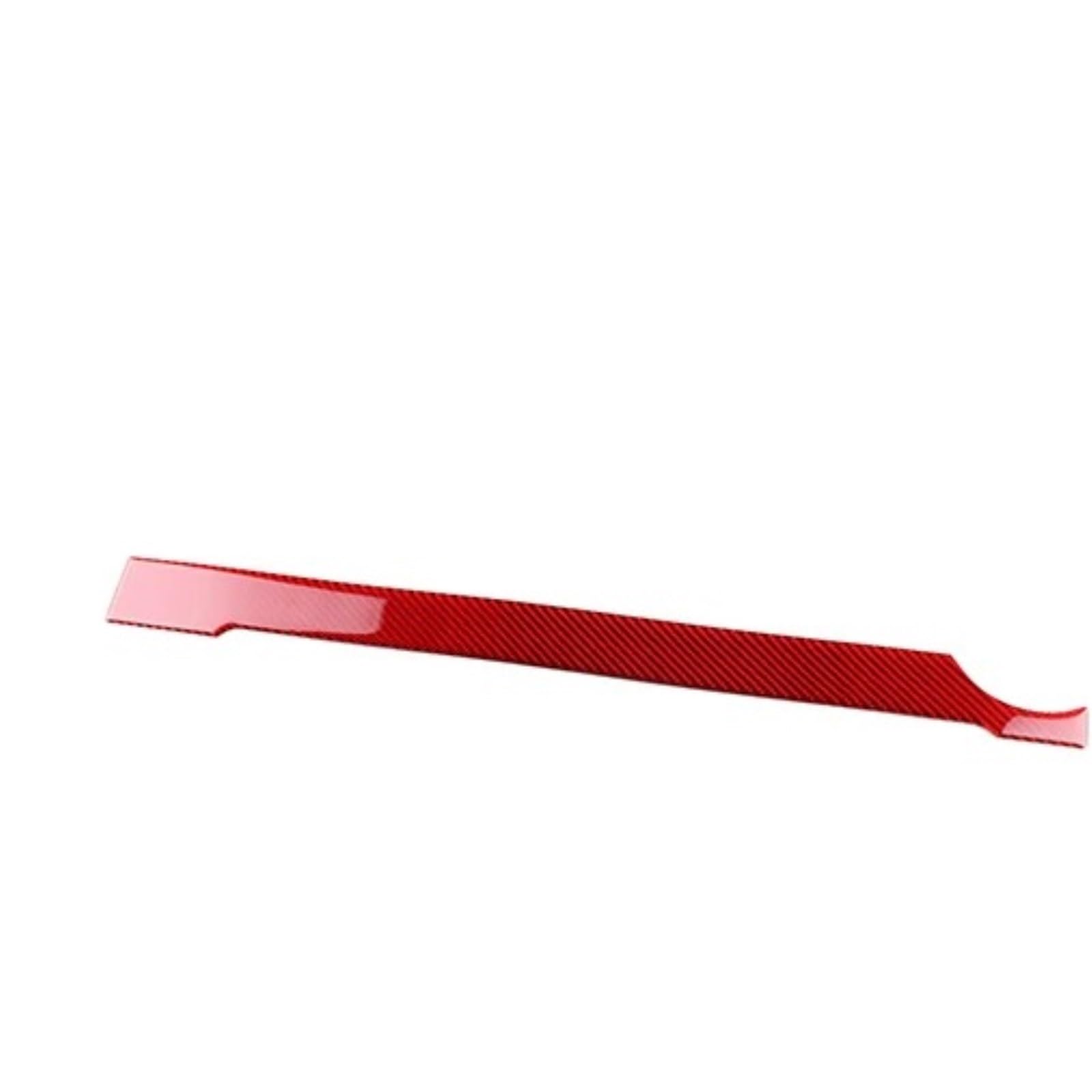 Yakisa For Lhd Red Carbon Interior Trim For Seat For Ibiza 6L 2003 2004 2005 2006 2007 2008 Real Soft Carbon Fiber Sticker Lhd Rhd Car Passenger Co-Pilot Strip Interior Auto Central Decoration