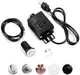 Garbage Disposal Air Switch Kit, Sink Top Waste Disposer On/Off Switch with Aluminum Alloy Power Mod