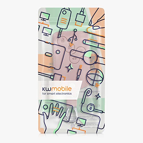 kwmobile autosleutelhoes compatibel met Renault 4-knops autosleutelkaart (alleen Keyless Go) - Hoesje van imitatieleer… - Image 8