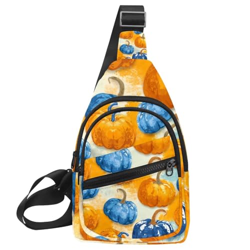 Sac à dos bandoulière citrouilles lumineuses imprimé 2_38