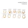 FUTIMELY 14K Gold Stackable Knuckle Rings Set for Women,Aesthetic Silver Trendy Dainty Open Midi Rings Set,Midi Finger Rings Pack Jewelry Gifts