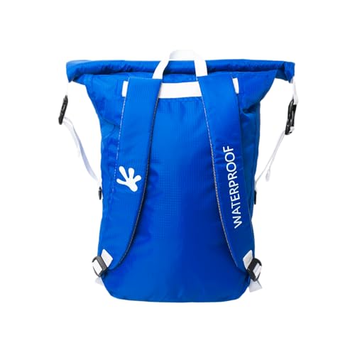 Image of geckobrands Lightweight 30L Waterproof Backpack - Lightweight Watertight Outdoor Bag Hiking Traveling Light Water Activities