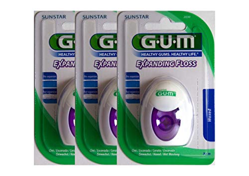 GUM Lot de 3 câbles de sécurité dentaire Expanding 30 m