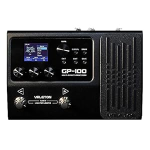 Valeton Gitaar Pedaal Multi-Effecten Processor met Expressie Pedaal Gitaar Basversterker Modellering IR Kasten Simulatie Multi Taal Stereo OTG USB Audio Interface GP-100