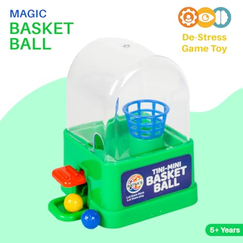 Image of RATNA'S Mini Magic Basket Ball Shooting Game, Handheld Tabletop Party Games, Return Gift for Kids