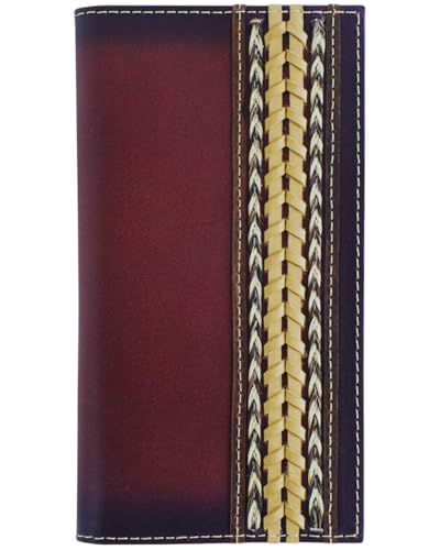 Cody James Men's Braided Horsehair Leather Rodeo Wallet - 2521237694