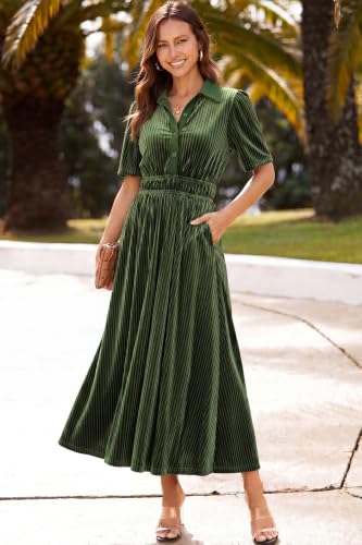 Image of Sissyaki Velvet Maxi Dress Fall Wedding Guest Dress 2026 | Semi Formal to Formal Events, Family Pictures, Holiday Party Dinner Dress