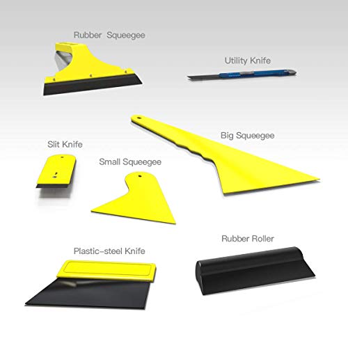 image for KAFEEK 7pcs Car Glass Protective Film Installing Tool, Original Set, O